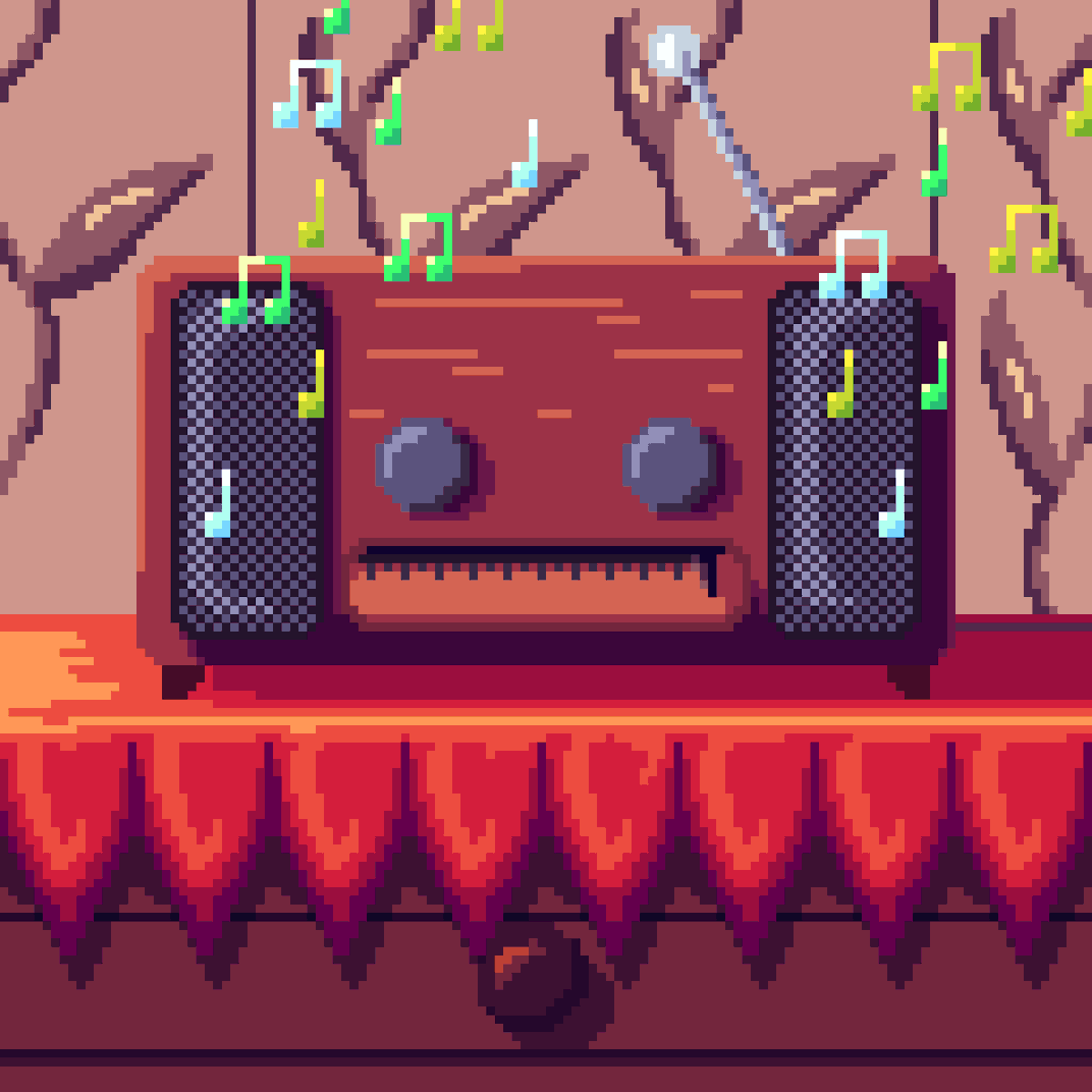 DecoFire1e's tweet photo. Radio :3 
It's so nice to just turn on the radio and listen to some music :3
#pixelart #art #retro #radio https://t.co/8K5XlJ6rsz