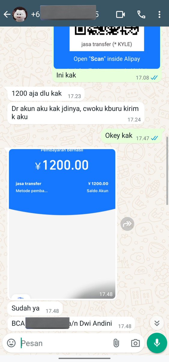 WenyCalist_'s tweet photo. Done testimoni jasa cv alipay ke idr terimakasih https://t.co/8smamay52c