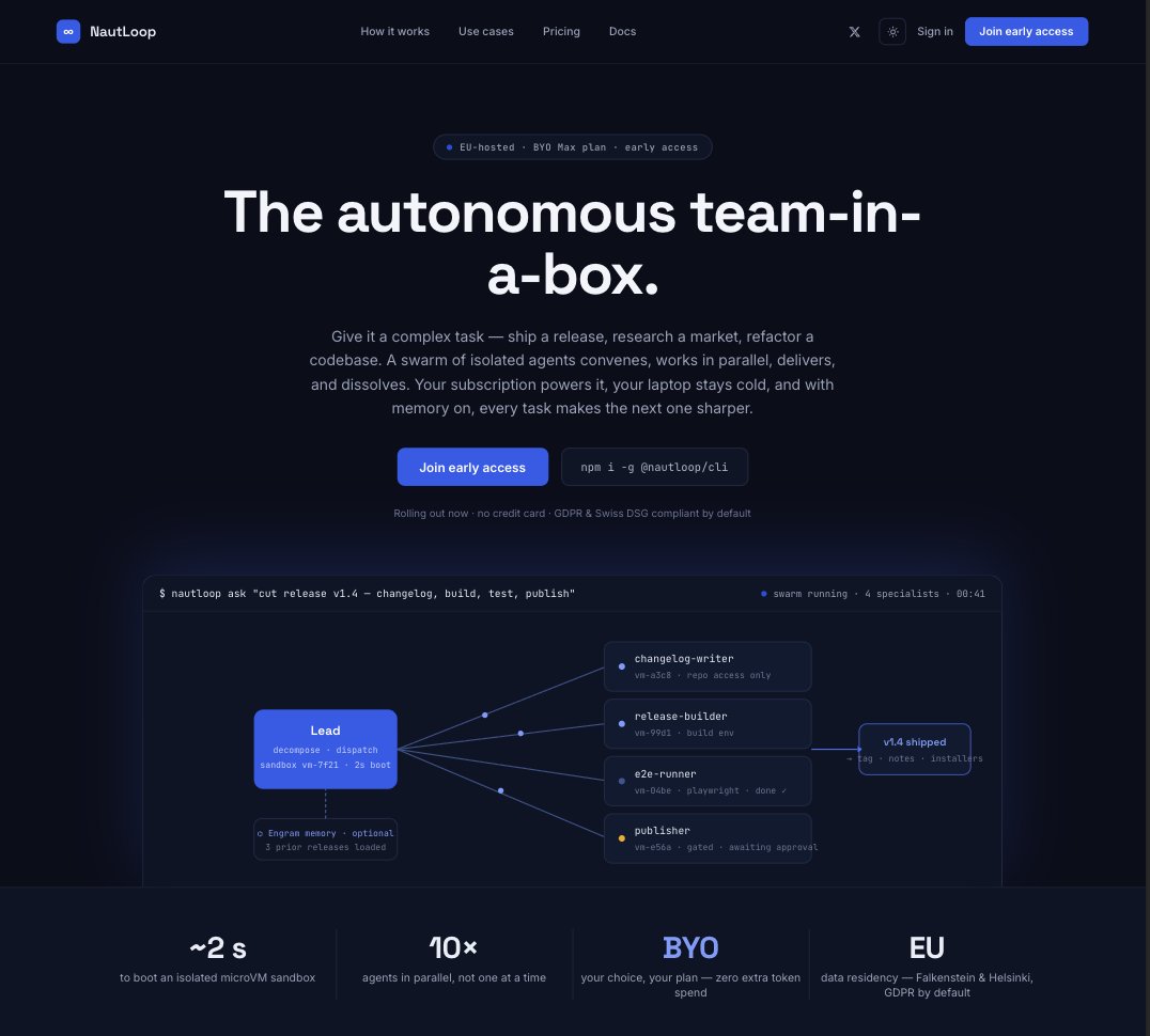 xnautdev's tweet photo. We just soft-launched https://t.co/UrMk9L3nO8 

The first private sandbox for agents that can be run on your existing max-plan. 

Your Data, Your Agent, Your Plan! https://t.co/ljO4IMQ1o8