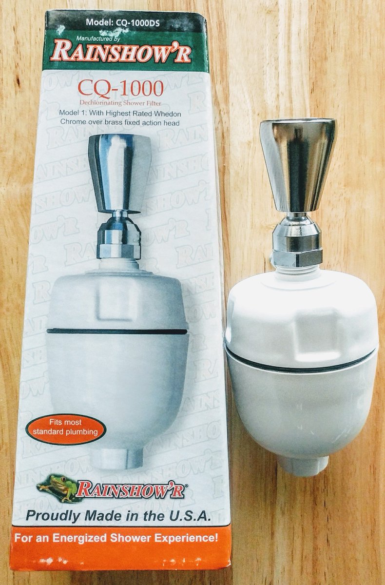 watermanhealth's tweet photo. https://t.co/91Bw3YGOTf - Rainshow'r removes chlorine. Try it yourself! Try our CQ-1000 Filter and Housing with a chrome shower head or a super massage shower head for clean shower water! #microwaterman #water #shower #Tuesdaythoughts #TuesdayPeace #showerhead #folloback #Follo https://t.co/RnSxIDtClz