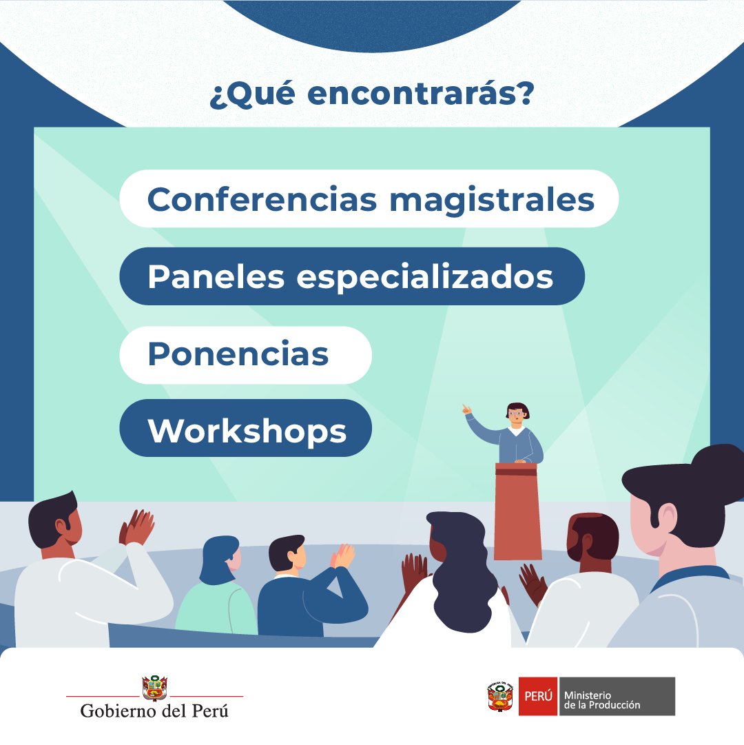 MINPRODUCCION's tweet photo. ¡La industria peruana evoluciona! 📈🏭

Sé parte de la II Cumbre #ProduceCircular: Rumbo a la Descarbonización, un espacio que reúne a actores del sector para impulsar la transición hacia una industria más eficiente, innovadora, competitiva y sostenible.

👉🏼 Ingreso gratuito, previa inscripción: https://t.co/pv7z1LkgnY