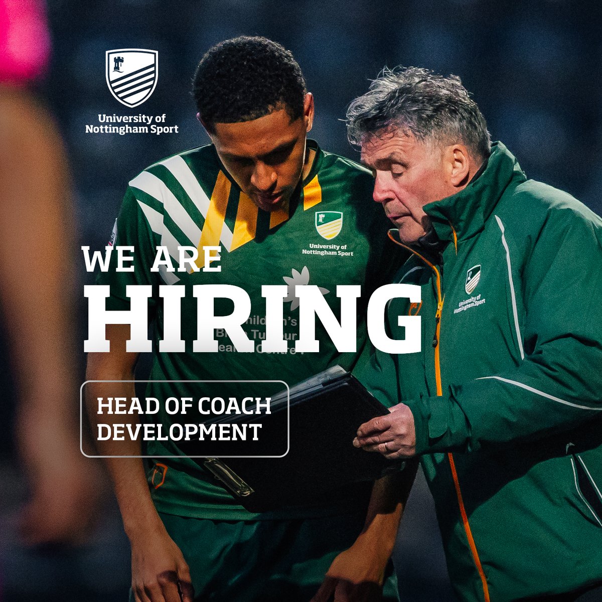UoNSport's tweet photo. Join the team 🔰 | We currently have 3 roles
open for applications within our performance sport
department at the @UniofNottingham, with all
roles key to the continued progression of our
sports clubs &amp; coaches.

ℹ️ https://t.co/pTB7KX1q3r

#WeAreUoN // 💚💛 https://t.co/IcHrAfZGvk