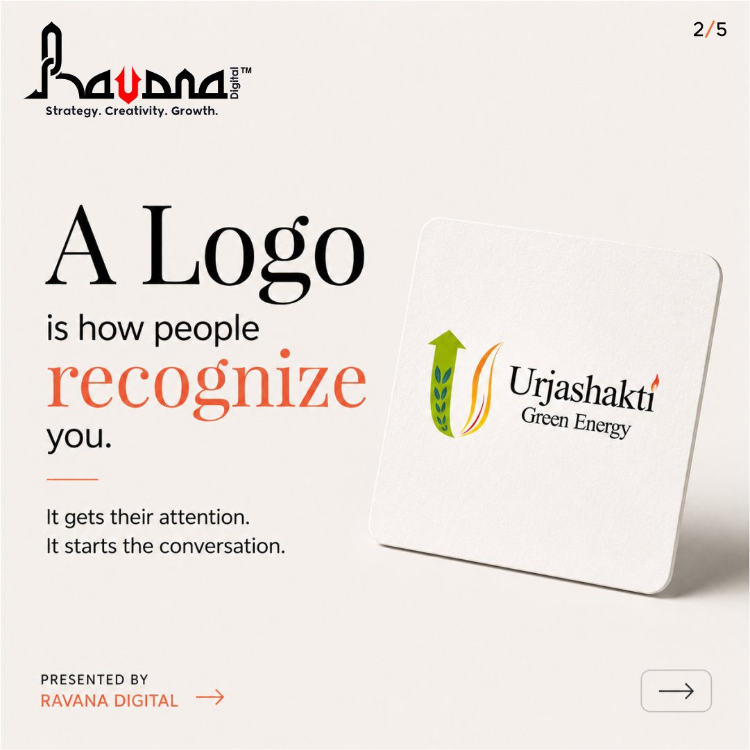 RavanaDigital's tweet photo. A logo makes you recognizable. A brand makes you unforgettable. 🚀
Your logo is what people see. Your brand is what they remember, trust, and buy from. Build a brand, not just a logo. #LogoVsBrand #Branding #BusinessGrowth #Marketing https://t.co/EKuI8VE3L4
