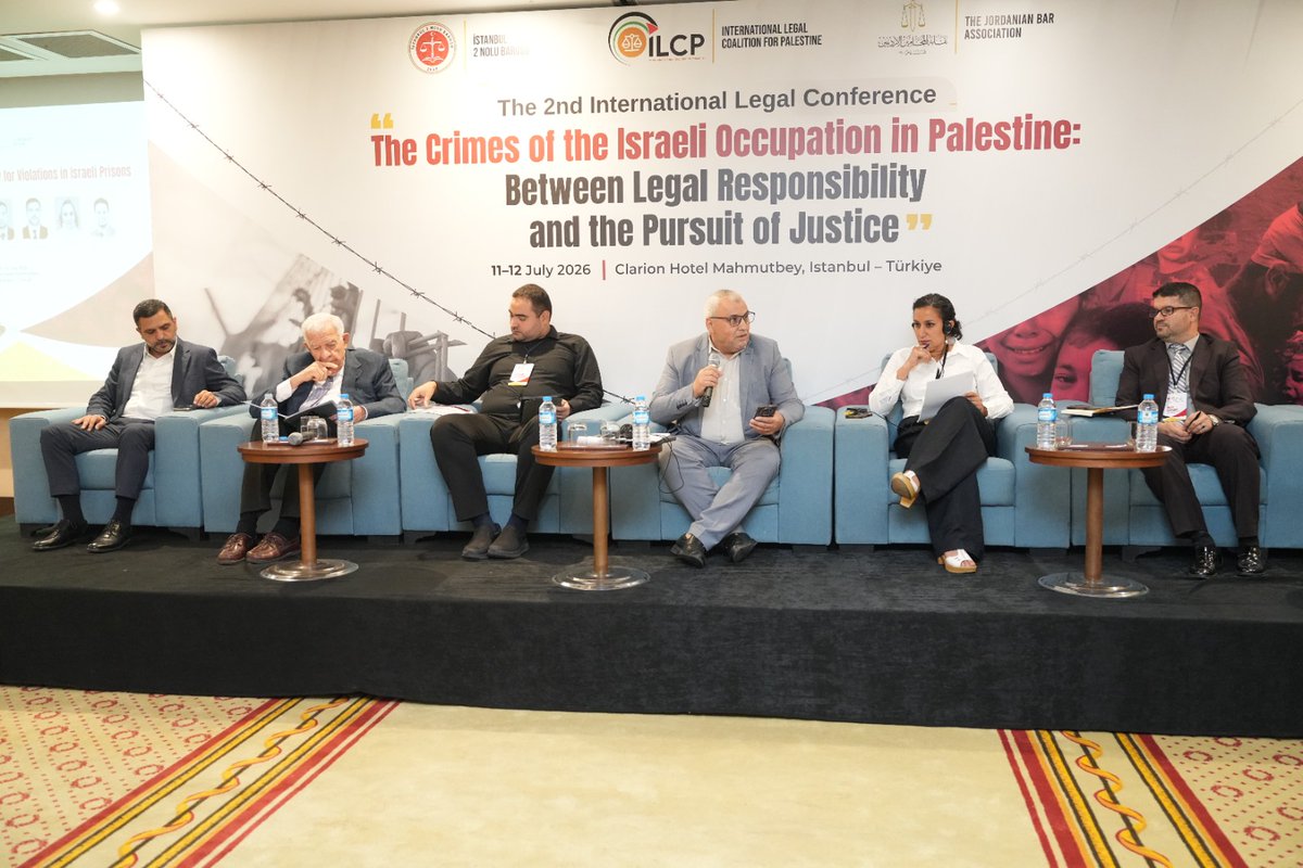 ILC_Palestine's tweet photo. Press Release

Second International Legal Conference Concludes in Istanbul with the Adoption of the “Istanbul Declaration” and the Launch of an International Initiative to Defend the International Criminal Court
Istanbul – 12 July 2026

#humanrights #justice  #criminalcourt https://t.co/TsvsvNTRw4