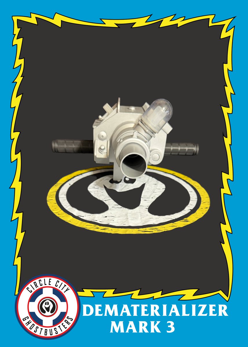 CCGhostbusters's tweet photo. Smaller and more compact than earlier models, the DEMATERIALIZER MARK 3 was designed in the late 90s by a time traveling genius gorilla named Tracy...
More Info: https://t.co/Ph3aSMp6BF
#Ghostbusters #WhoYouGonnaCall #PremierGear #TechnologyTuesday https://t.co/LG0KVRII0I