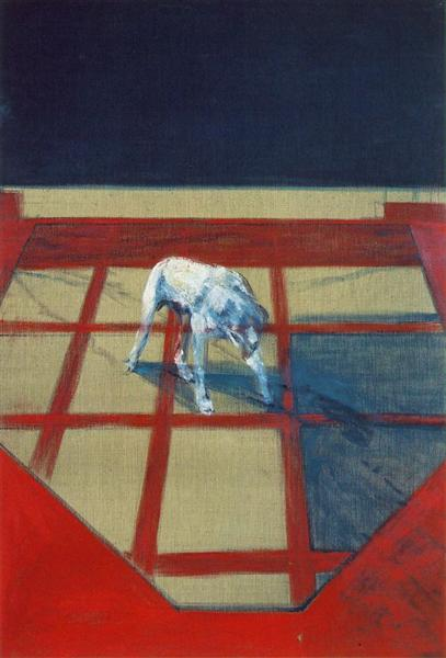 DlSPUTED's tweet photo. thinking about Francis Bacon's dog paintings. https://t.co/K9XfItKfBZ