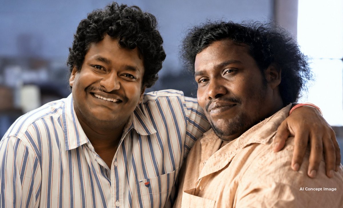 M9News_'s tweet photo. Comedy lovers, note this!
Satya + Yogi Babu:
స్టార్ comedians Satya & Yogi Babu lead rolesలో ఓ సినిమా సైలెంట్గా షూటింగ్ జరుగుతోంది.
A treat for Satya & Yogi Babu mutuals.
#M9Exclusive https://t.co/YFbfg07Q2T