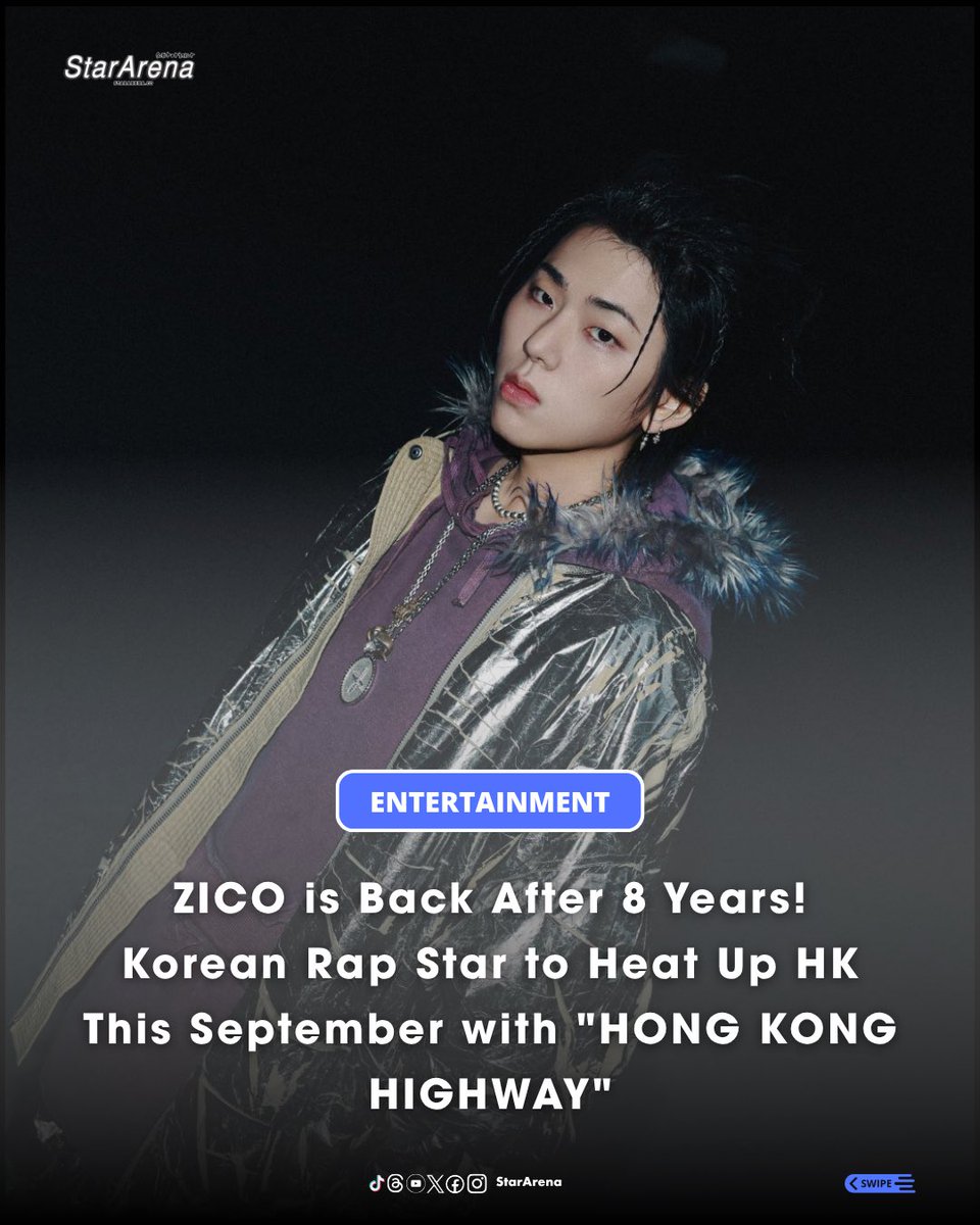 🔥 ZICO (@zico_koz) Back in HK After 8 Years with 
