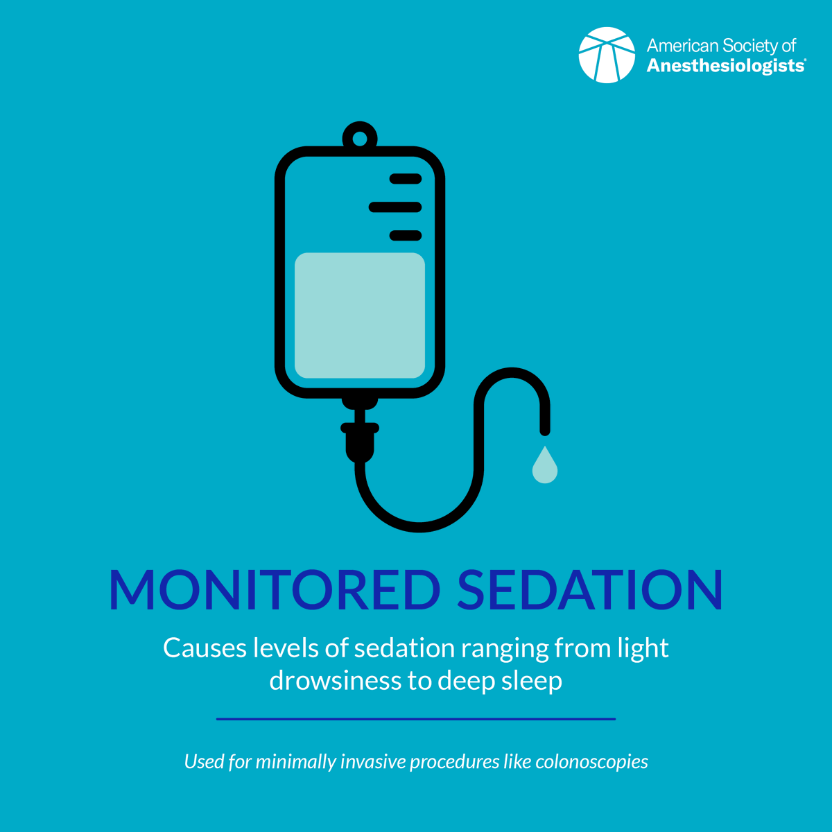 ASALifeline's tweet photo. Monitored #sedation is used to keep patients pain-free during minor procedures when local anesthesia isn’t enough, but general anesthesia isn’t needed.

Learn more about this type of #anesthesia: https://t.co/9SAo4eoQ0I https://t.co/es3JQiG0JX