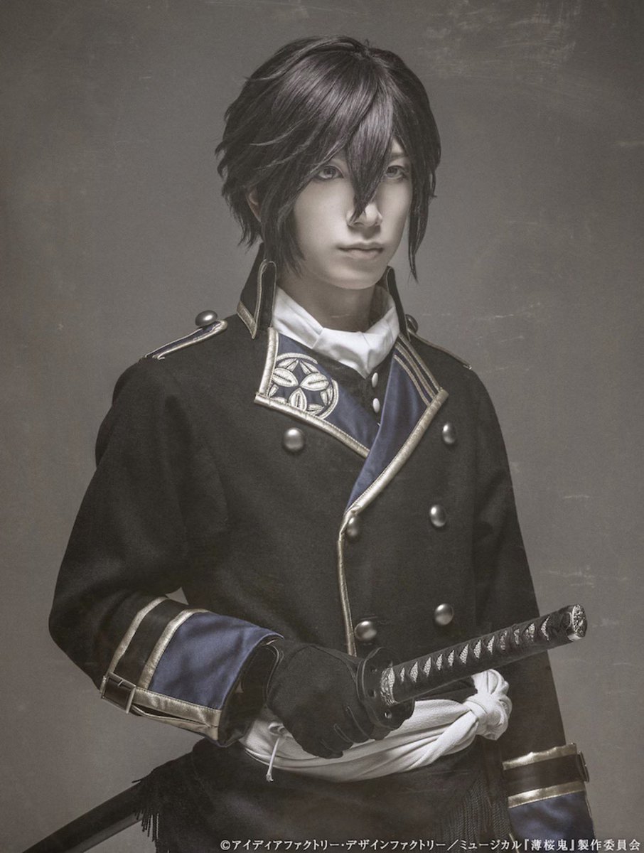 yori_roro's tweet photo. ミュージカル「薄桜鬼」
斎藤一役　大海将一郎さん

歴代斎藤一役は皆様素晴らしかったですが、大海さんに関しては声まで鳥海浩輔さんにそっくりで感動します。 https://t.co/hc900YTEQE