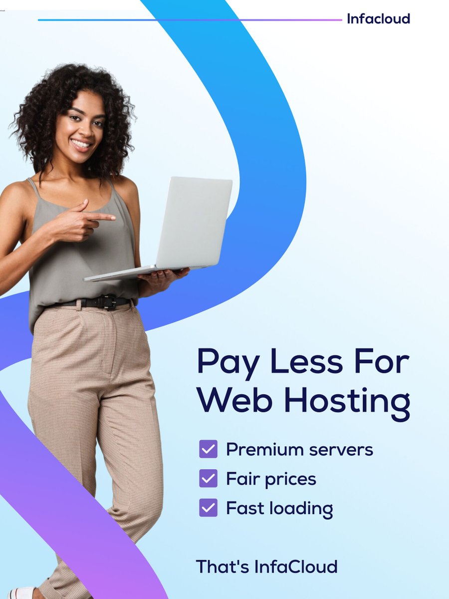 infacloud's tweet photo. Pay Less For Web Hosting.

Premium servers ✓
Fair prices ✓
Fast loading ✓

30-day free trial. Full refund if not happy.

🌐 https://t.co/5sgAVA7Lt5
📧 support@infacloud.com https://t.co/8JRtVdzTXK