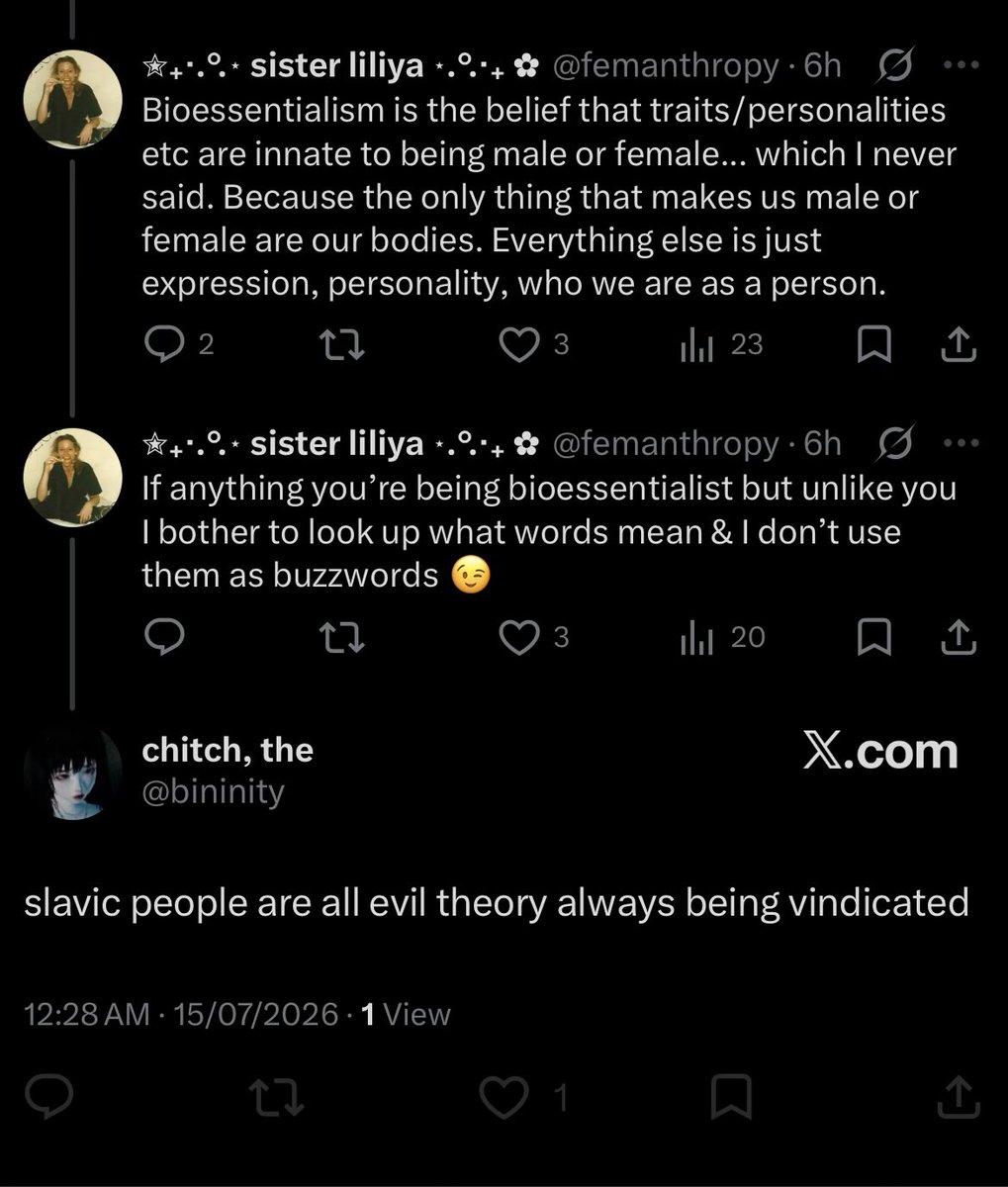 ⋆ sister liliya ⋆.°.‧₊ (@femanthropy) / Posts / X