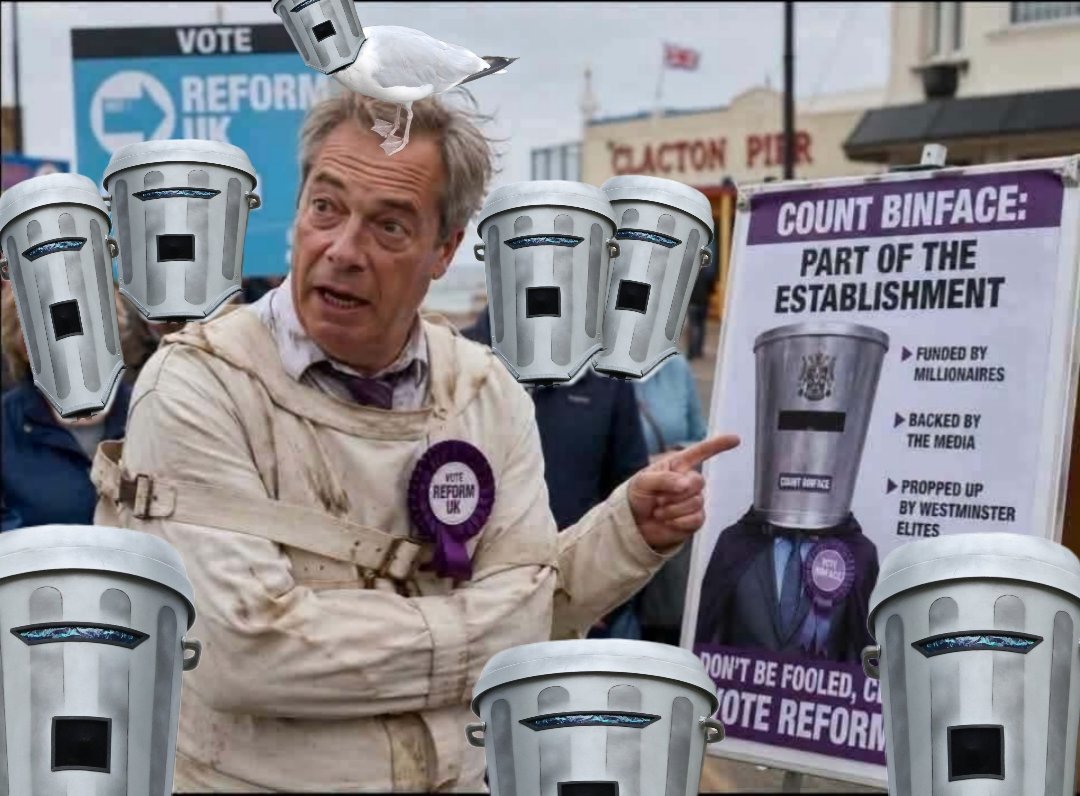 TollytB's tweet photo. Is the bin in Clacton with you now Nigel?
🐢💨 https://t.co/ks2io8N5JH