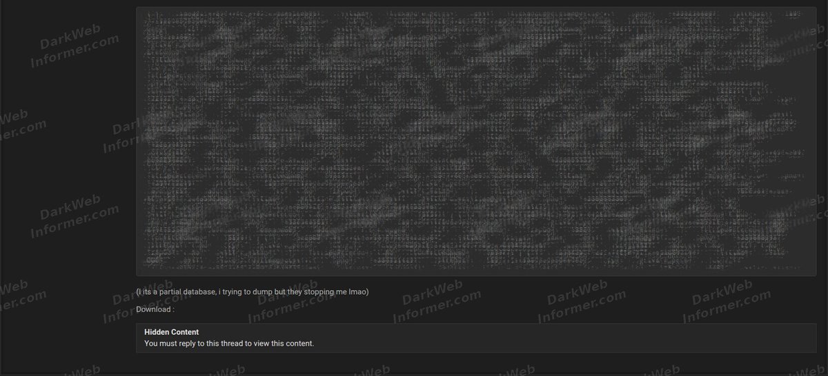 Dark Web Informer tweet media
