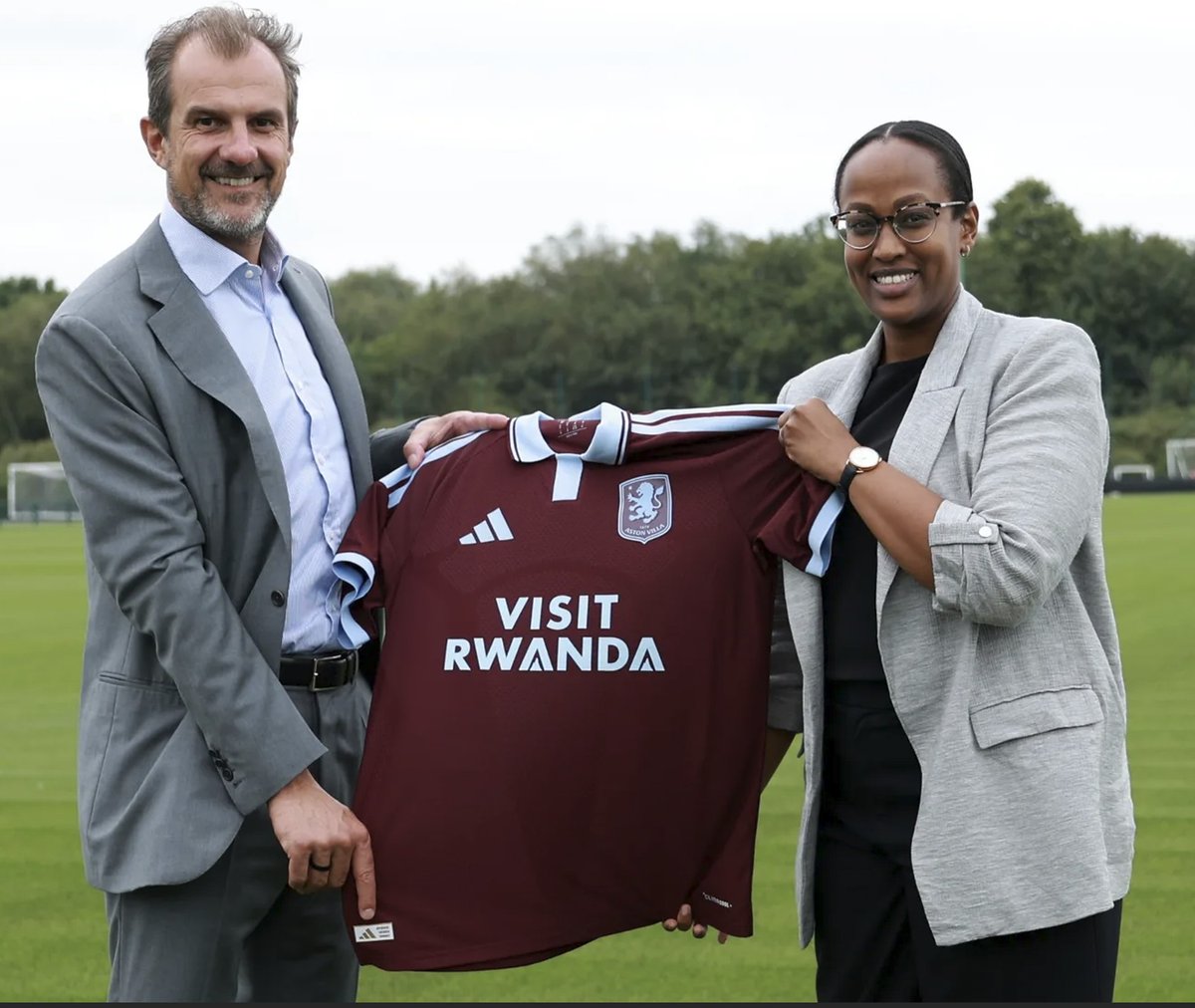 w_nyamasege's tweet photo. Visit Rwanda has unveiled a new partnership with Aston Villa FC, becoming the club's Front-of-Shirt Partner, Exclusive Official Tourism Partner, and Official Coffee Partner. https://t.co/6BAVoOemdR