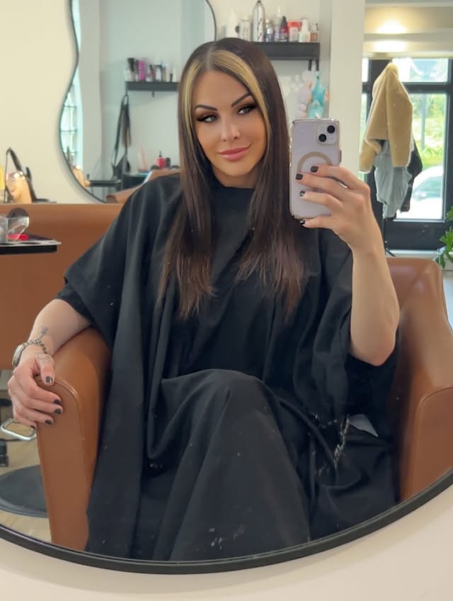SkyHighVel's tweet photo. While @RoxxTheCasbah  is wrestling  I went to get hair done, Because I'm not missing much..." https://t.co/LmHleOuViZ