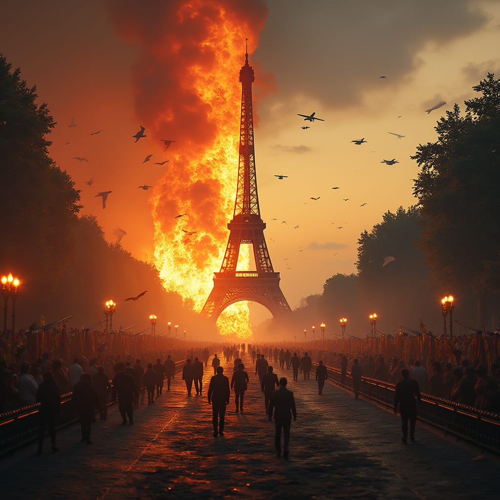 pauvreencolere's tweet photo. Bientôt à #Paris...#Feu ARRIVE?
avec #Macron-nie
#ChampsÉlysées et #14juillet
Coute pas loin de 4 #milliards(#trump-erie inclussent)
#Canicule...
#futur viable ?
NON #LaGuerre !
En France... #PaysMaudit...
:(
#Bastille est loin...
#Eiffel finira #HS et pays avec...
#AuxArmesCitoyens?
#ChampsElysées 
et ...#QRCode donc plus pop...alors
#AllonsLeChercher...?