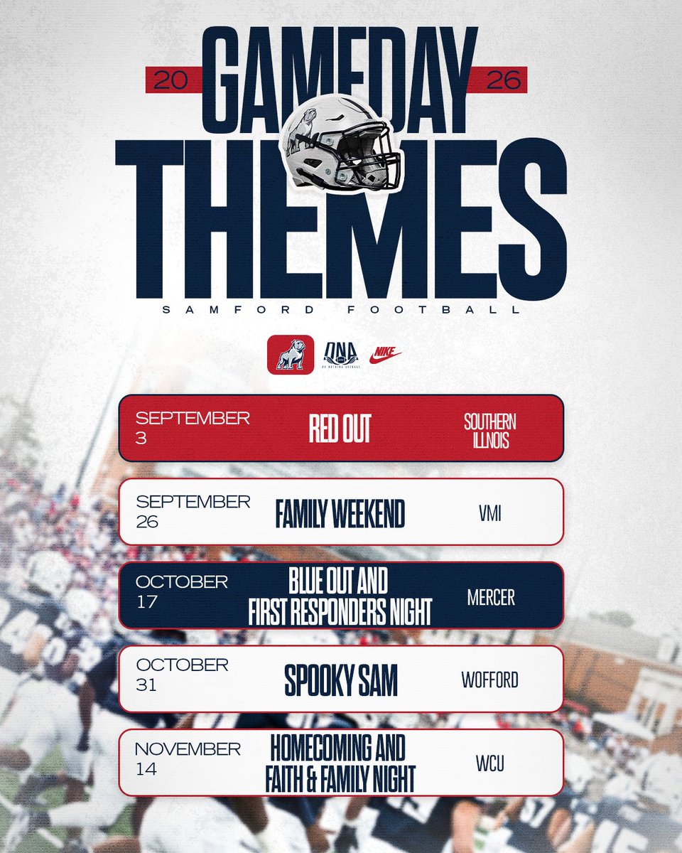 Samford Football tweet media