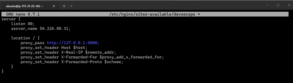 aashishhq's tweet photo. #LSPPDay44 — Set up Nginx as a reverse proxy in front of my Flask app today! App is now live at https://t.co/KCdeXVI5Ui on port 80. 
Fought with Let's Encrypt rate limits trying to get HTTPS — finishing that tomorrow 
@lftechnology #60DaysOfLearning2026 #LearningWithLeapfrog https://t.co/LJCJ9LUDeO
