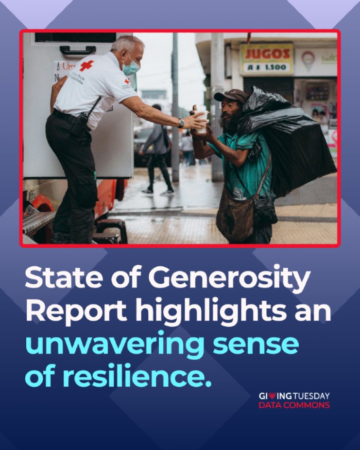 GivingTuesday's tweet photo. When formal aid systems shifted, people didn't stop showing up for each other. They never do.

Through volunteering, mutual aid, advocacy, dollars, and time, community remains resilient: https://t.co/Sy4aEyNbk7 https://t.co/tuH47UHkQs