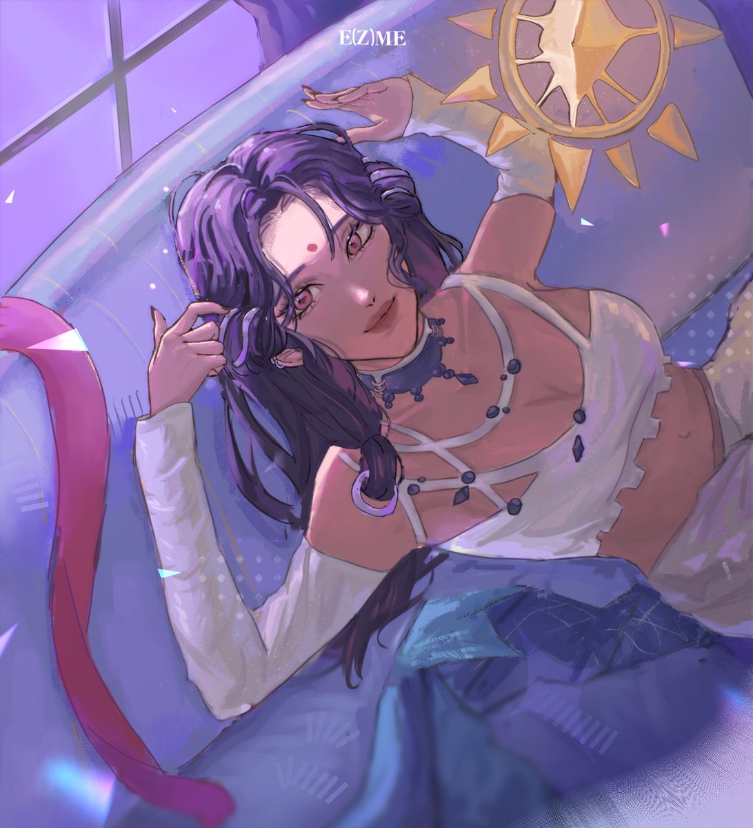 z111066's tweet photo. i havent been on here for so long..someone force me to post more 

ANYWAY kaalaa baunaa fanart!! #r1999 #reverse1999 https://t.co/5eMlYs2t3Q