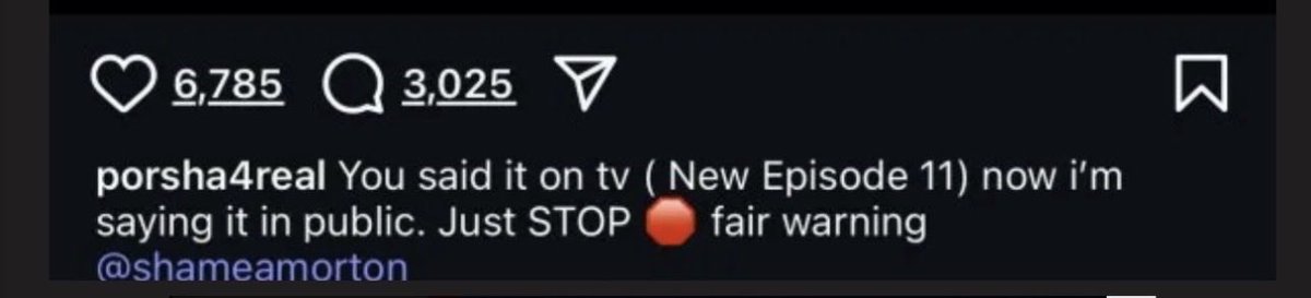 RHOAreceipts's tweet photo. Shamea gotta stop lying acting like Porsha started this first. Even in P’s IG post, it Read: YOU said it on TV (New Episode 11)now I’m saying it public. Just STOP fair warning

Shamea brought the mama up. 

Bravo wouldn’t have Ms Diane pictures if Shamea didn’t provide them #rhoa https://t.co/H4pwRcmbEE