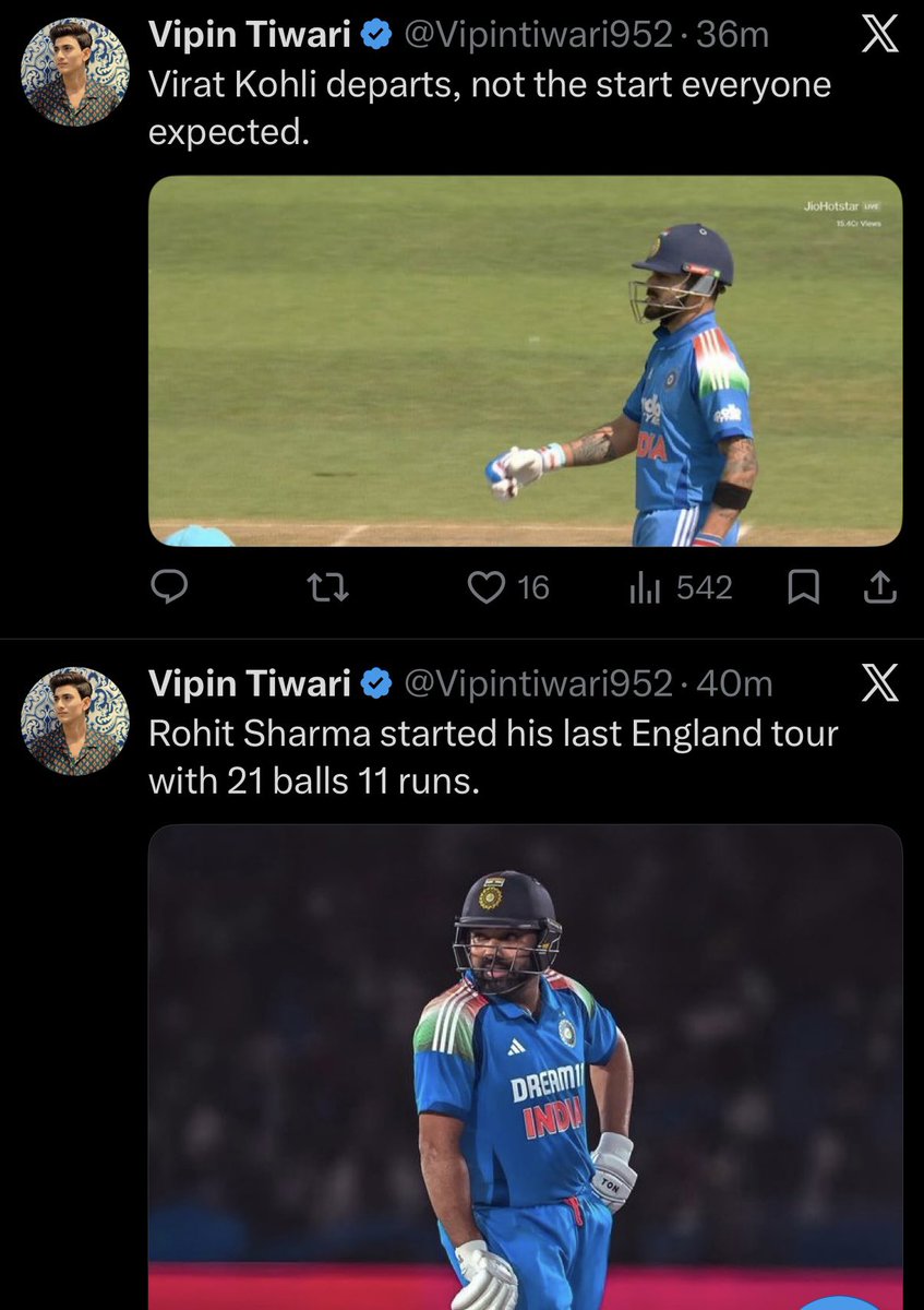 _pitch__perfect's tweet photo. Spot the difference in Chodbhangra Tiwari's posts 🙂‍↔️👀 https://t.co/nzFw59MkFT