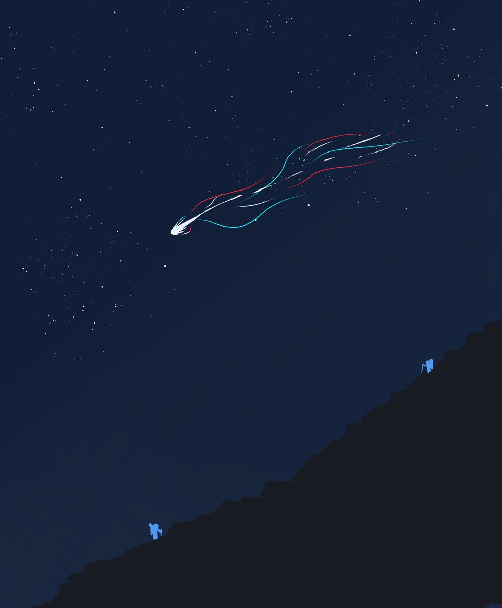 nomnomoo1's tweet photo. Star in the sky
App : Clip Studio Paint EX
#cspcontest48 https://t.co/wWv6DVegAt