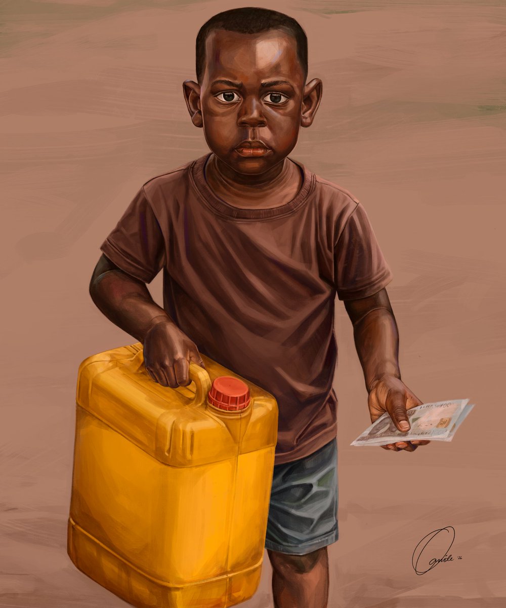 OlaAgunbiade's tweet photo. THE YELLOW KEG 1

The yellow keg has become one of the most recognizable symbols of Nigeria's systemic dysfunction.

To some, it represents the absence of electricity.
To others, it symbolizes the lack of access to clean water.
And to many, it is a reminder of fuel scarcity. https://t.co/7Ey9p7fMhc