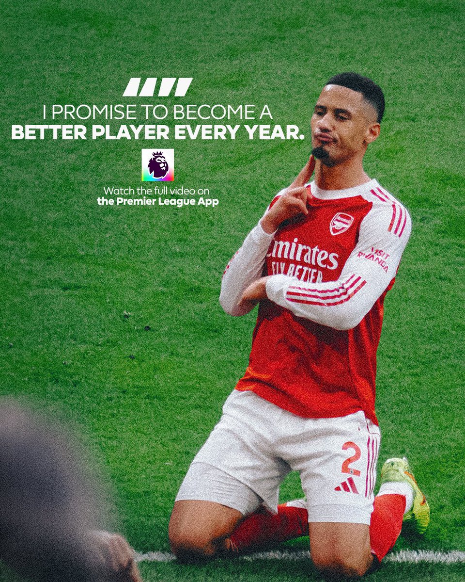 premierleague's tweet photo. William Saliba is hungry for more.

After winning the Premier League, he's now one match away from a World Cup final 🇫🇷