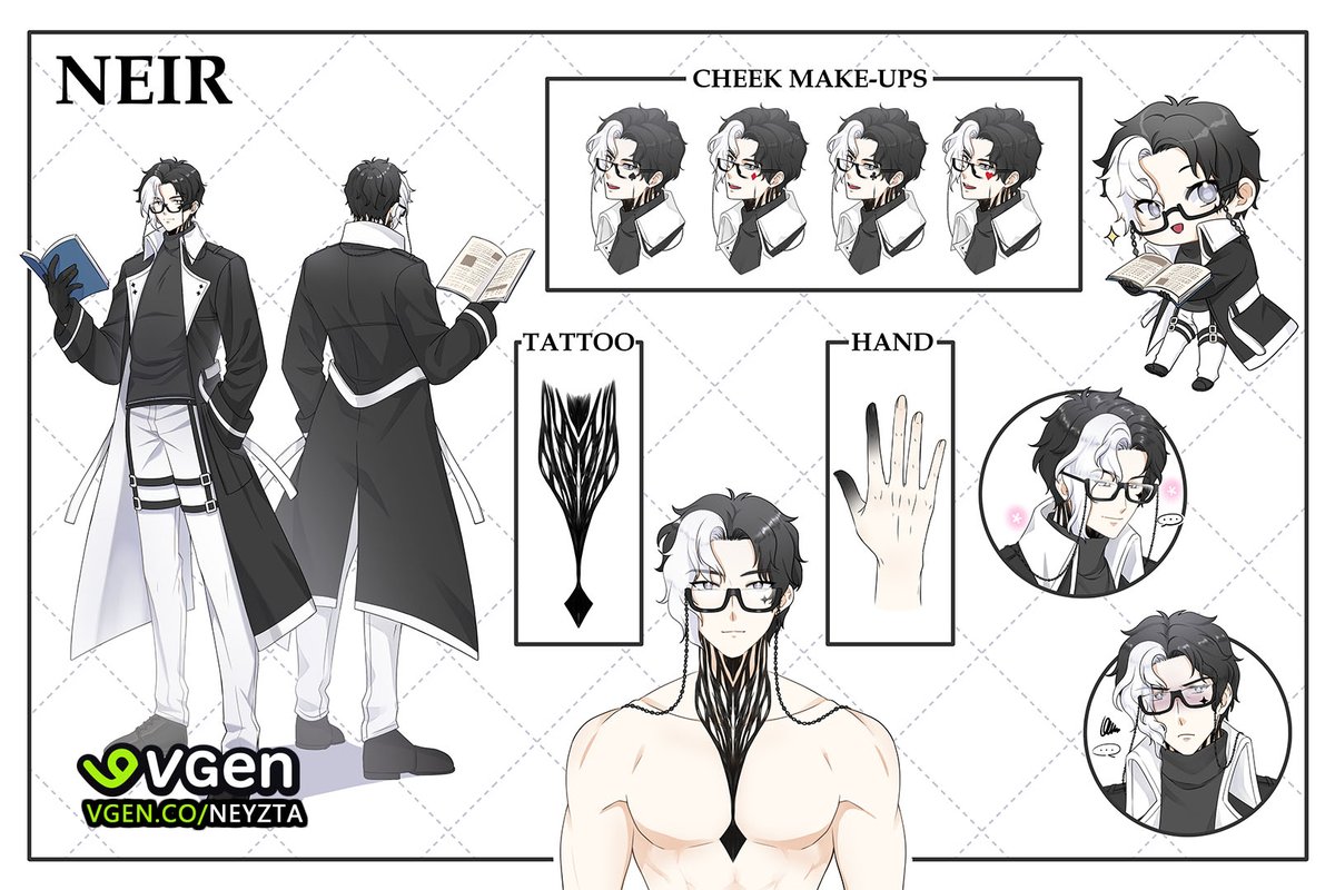 NEYzta00's tweet photo. Character Sheet commissions!

Hit me up on vgen for order!
#vgen
#commissionㅤ https://t.co/ypuNV7PkrM