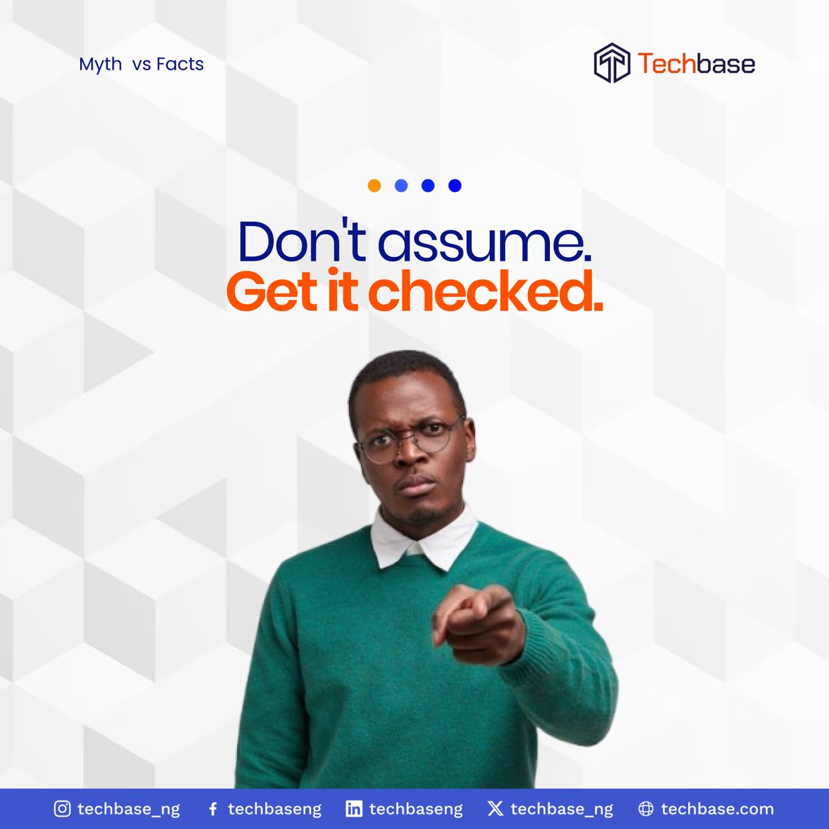 techbase_ng's tweet photo. Myth or Fact? A phone that falls into water isn't always beyond repair.
If your phone gets wet:
Turn it off immediately.
Don't charge it or try to power it on.
Bring it to professionals as soon as possible.
Don't assume. Get it checked.
#Techbase #WaterDamage #DeviceRepair https://t.co/RDTdn5OGlW