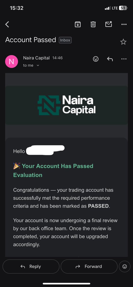 Humble__001's tweet photo. @nairacapitalhq Passed it today, I’m waiting for my Phase 2 account. https://t.co/T8PwhvDLbL
