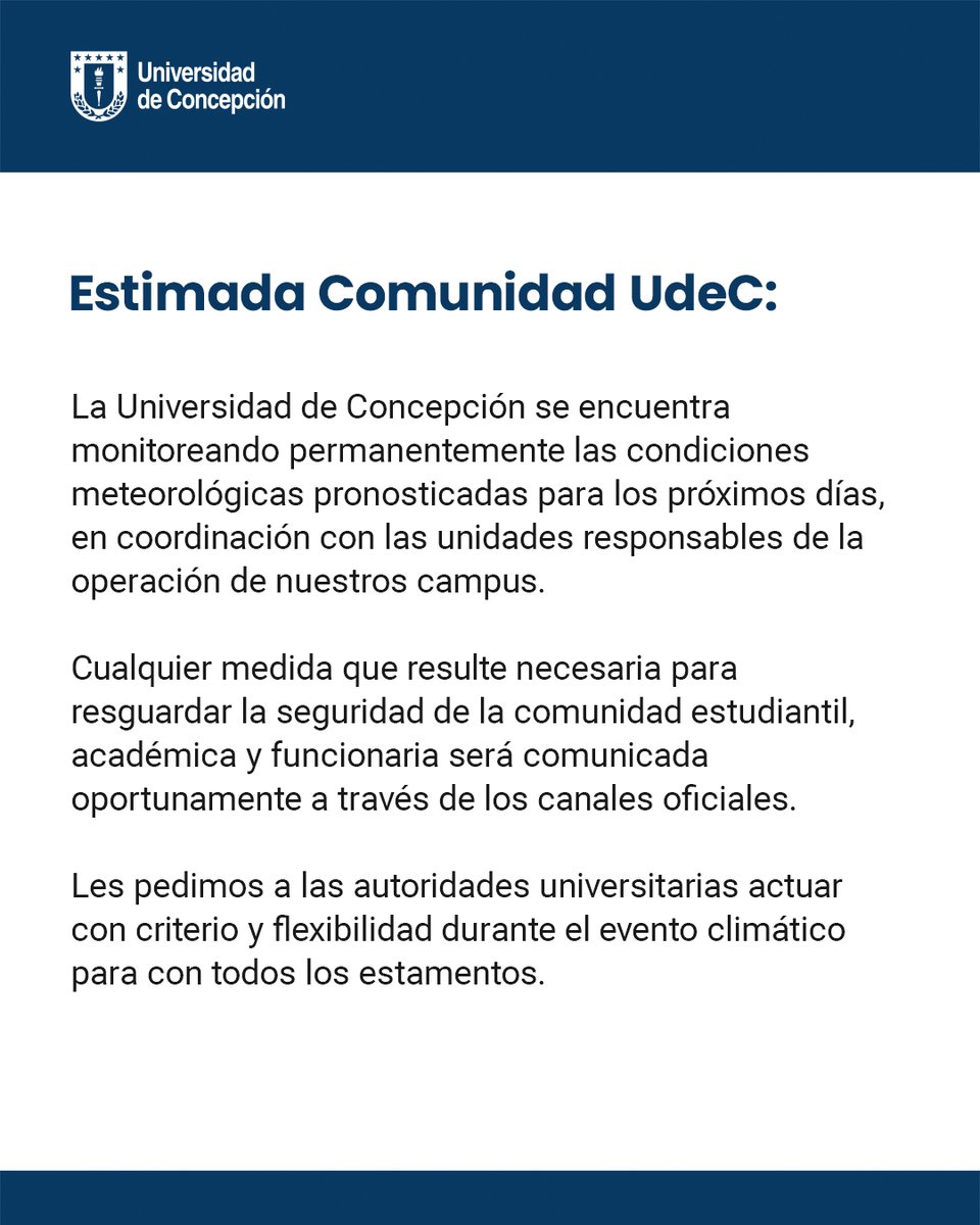 Universidad de Concepción tweet media