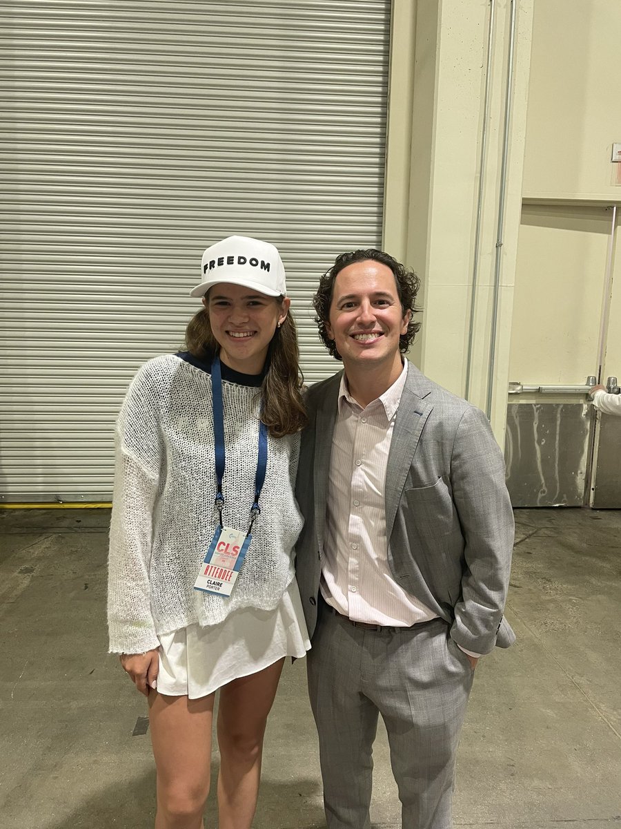 JordynAB716's tweet photo. “Chapter Leadership Summit blew me away. I have never been in a room with so many young conservative students who, like me, are trying to change the anti-American culture on their campuses. I received encouragement, resources, and wisdom from every speaker. I came away from CLS with a greater passion for America and the strength to continue Charlie’s legacy. Although I came alone, every person I met became my friend, so I never felt alone. I’m incredibly grateful for every staff member and sponsor who made this experience possible. Because of CLS, I am now ready to speak the truth without fear.”

Claire, Mahomet Classical Conversations