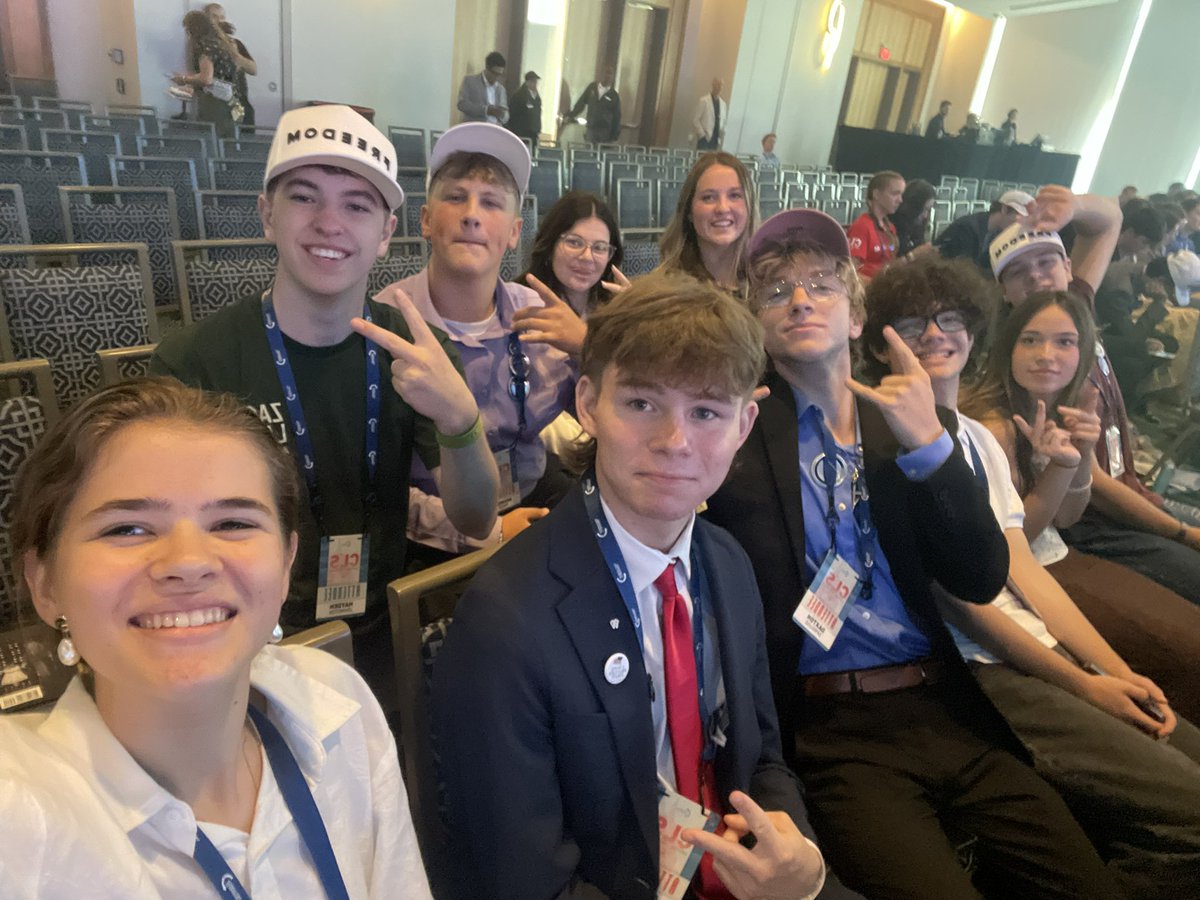 JordynAB716's tweet photo. “Chapter Leadership Summit blew me away. I have never been in a room with so many young conservative students who, like me, are trying to change the anti-American culture on their campuses. I received encouragement, resources, and wisdom from every speaker. I came away from CLS with a greater passion for America and the strength to continue Charlie’s legacy. Although I came alone, every person I met became my friend, so I never felt alone. I’m incredibly grateful for every staff member and sponsor who made this experience possible. Because of CLS, I am now ready to speak the truth without fear.”

Claire, Mahomet Classical Conversations