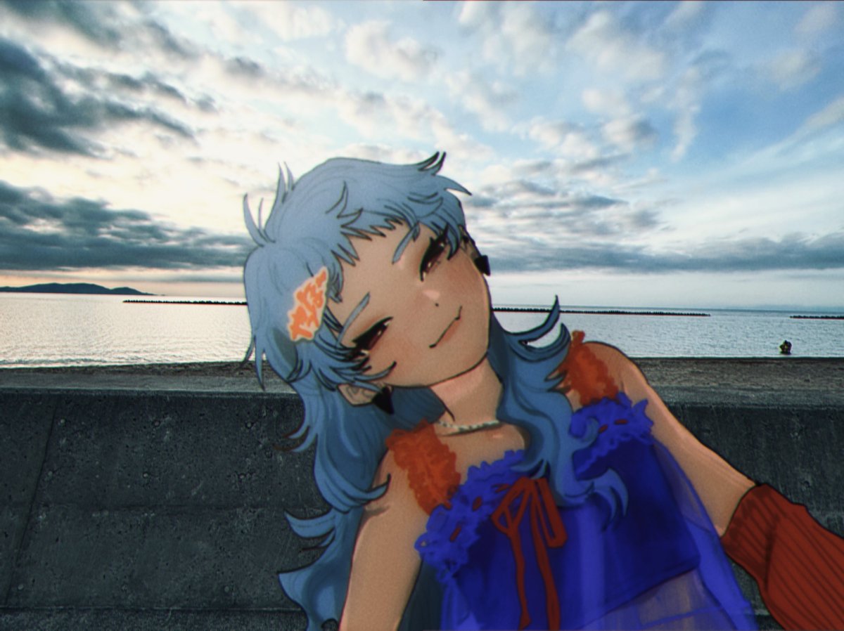 riyaDAZO's tweet photo. ウチらのVacation⚡️

7/15で7周年だョーン　ありがとー
#サキュバスのリヤ https://t.co/SUS15Ha6Qr