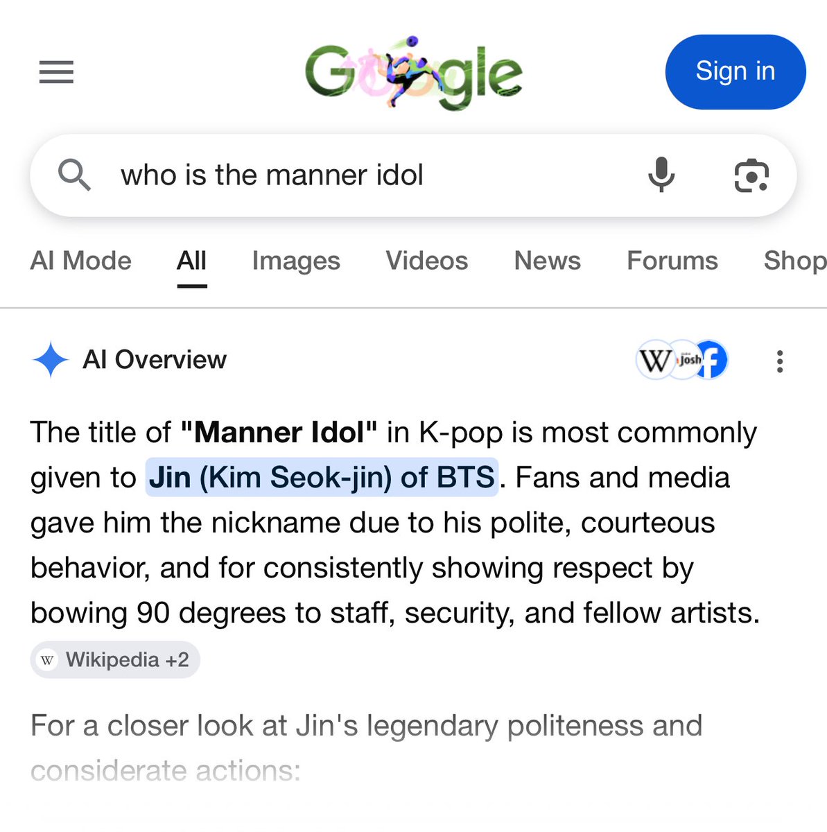 GreySheryce's tweet photo. Yall don’t know but after Siren; The Manner Idol is my second favourite Jin nickname 
I love the nicknames he got for his talent and personality so much 😩

#방탄소년단진 #BTSJIN #Jin #SEOKJIN https://t.co/VJQimPPt9K
