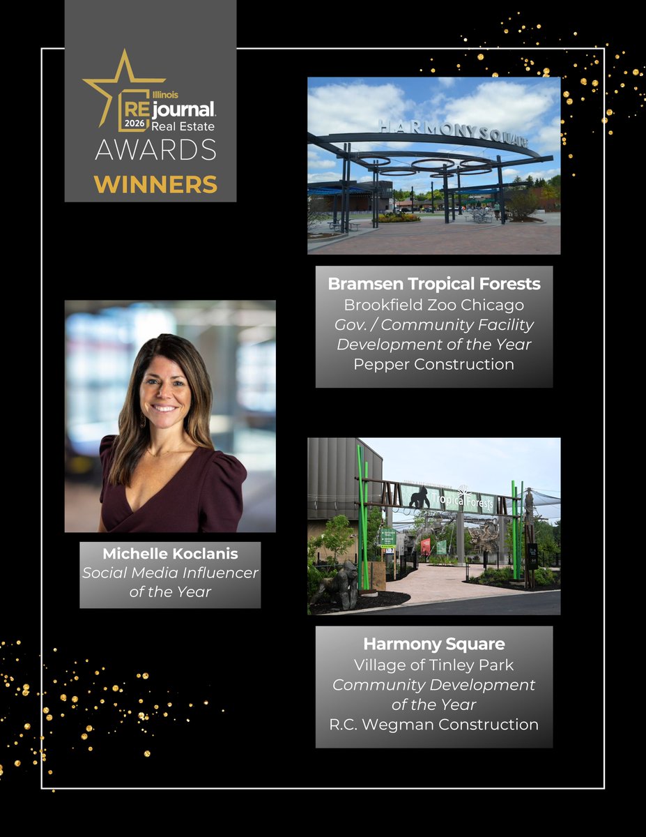 cullen_cm's tweet photo. Celebrating 10 @rejournals IL Real Estate Award noms/3 WINS! Project wins reflect the dedication of our clients/partners/project teams. Congrats to Michelle Koclanis on her Influencer of the Year win! Her dedication to Cullen and our clients helps drive our growth. https://t.co/EQc5PmpUNm