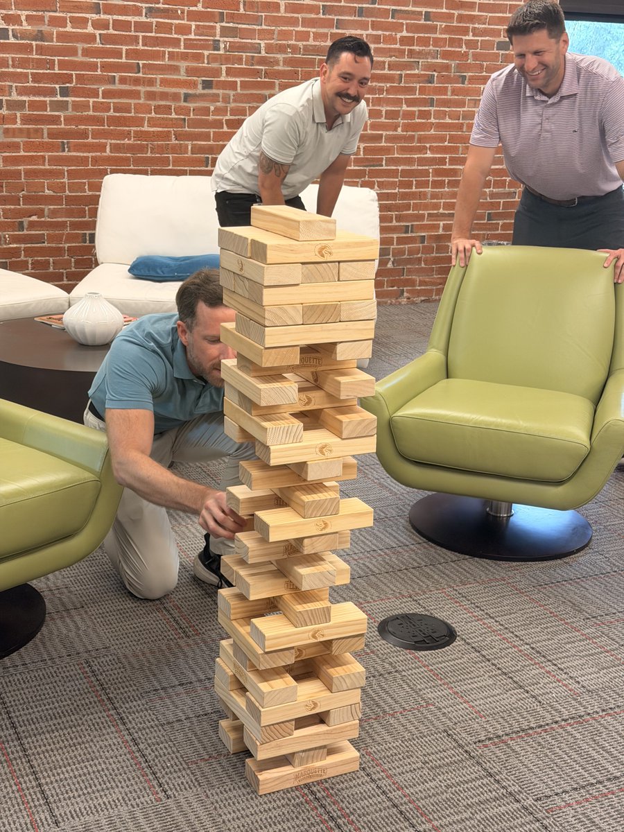 BAMMarketingSTL's tweet photo. The PR team had a blast hosting all their campers at Camp BAM last week. 🏕️☀️

Campers played games like cornhole, Connect 4 and an INTENSE game of giant Jenga, while making friendship bracelets and enjoying old favorite snacks like s'mores, bug juice and lit'l smokies. 🌟 https://t.co/tpG1OvWnIw