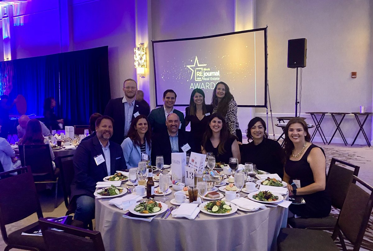 cullen_cm's tweet photo. Celebrating 10 @rejournals IL Real Estate Award noms/3 WINS! Project wins reflect the dedication of our clients/partners/project teams. Congrats to Michelle Koclanis on her Influencer of the Year win! Her dedication to Cullen and our clients helps drive our growth. https://t.co/EQc5PmpUNm