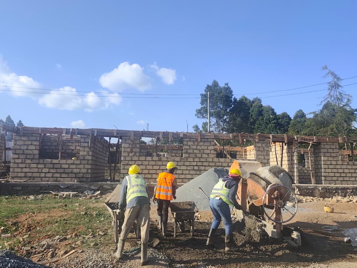 GladysShollei's tweet photo. Today, I toured the school in Ainabkoi Sub-County to inspect the ongoing construction of this state-of-the-art project.
The work is progressing incredibly well and very soon, these modern, comfortable classrooms will be fully ready for our pupils
I couldn't be more excited Asante https://t.co/IbPd9swH4v