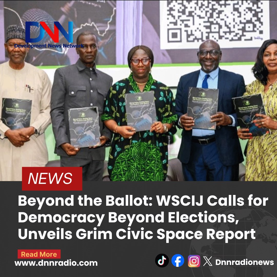 DNNRadio's tweet photo. The Wole Soyinka Centre for Investigative Journalism (WSCIJ) has unveiled its latest report on the state of Nigeria's civic space, calling for governance that prioritizes security, welfare, and public trust. 
Read the full status report: https://t.co/VhVABn0E4U
@WSoyinkaCentre https://t.co/5vUQ5ouxe8