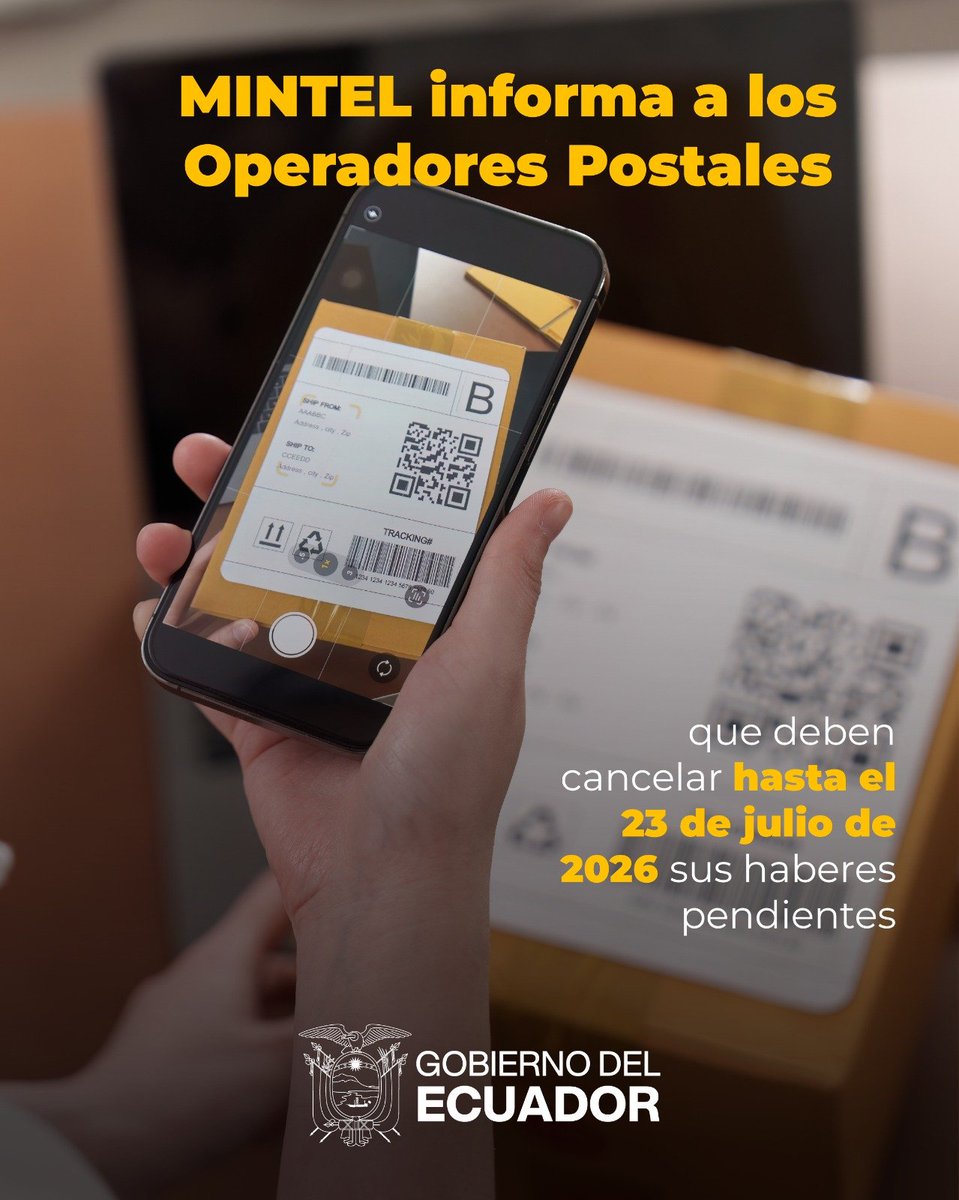 Ministerio de Telecomunicaciones Ecuador 🇪🇨 tweet media