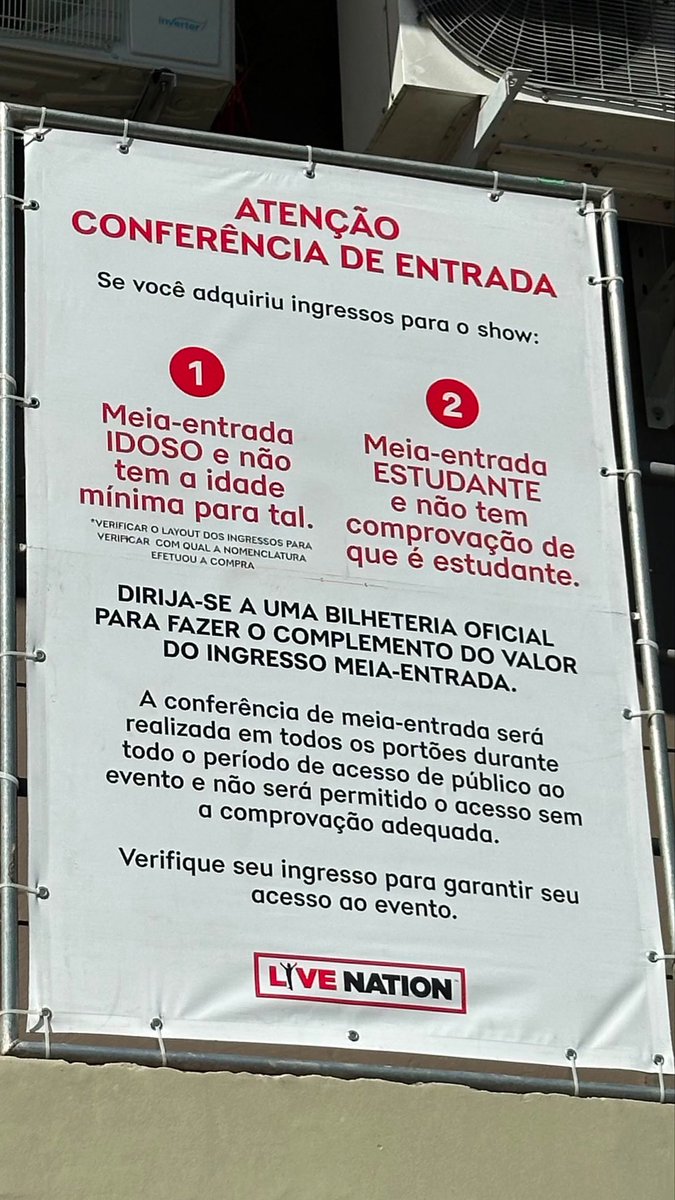 thehsbrasil's tweet photo. 🚨 ATENÇÃO! Confira todas as informações que a Live Nation acabou de colocar no Morumbis. https://t.co/ucVLCmcdhD