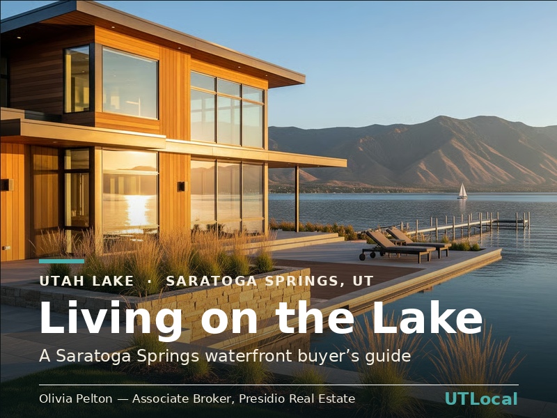 UTLocal's tweet photo. Three ways to "live on the lake" in Saratoga Springs — true lakefront, lake-view lots, and lake-access communities each price very differently. New buyer guide on the premiums and what to check first:
https://t.co/lcKduH8ylL
#SaratogaSprings #UtahRealEstate #WasatchFront https://t.co/QeOpQw7NS9