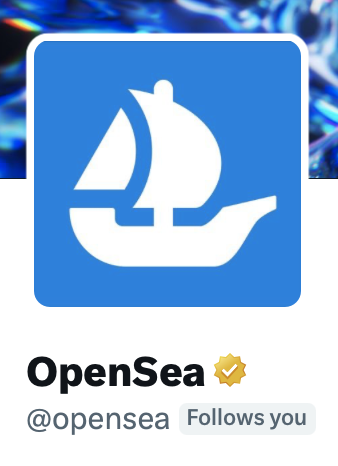 OpenSea tweet media