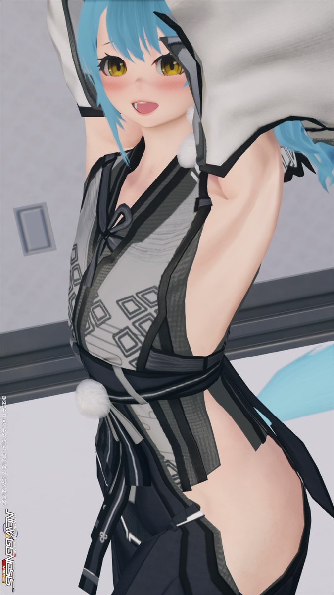 Yamato_Pia's tweet photo. おはよーございます。

和装といえば、こっちもお気に入り。理由は…言うまでもないなw

最近、洗濯機の調子が悪いな…。そろそろ買い替えかぁ？

#PSO2NGS_SS #PSO2男の娘同盟 https://t.co/FF9HOiOKPt