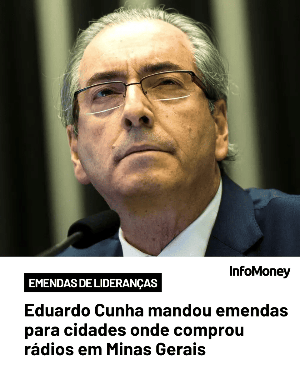 infomoney's tweet photo. Prefeitos atribuíram recursos a indicação direta de ex-presidente da Câmara, que alega ter feito apenas ‘sugestões’ a colegas de partido, em meio a plano de concorrer a deputado pelo estado.

Leia mais no site do InfoMoney: https://t.co/wBGyX4RZq0

Foto: Eduardo Cunha/Fotos públicas

#EduardoCunha #Política #Emendas #PF #MG