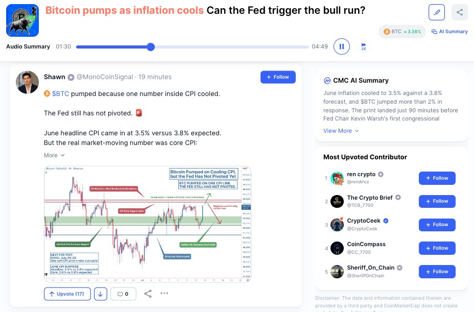 CoinMarketCap tweet media